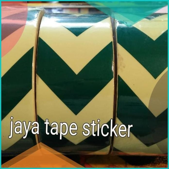 

Stiker scotlet reflektor fospor panah-glow in the dark 2"x 10 mtr 19F3