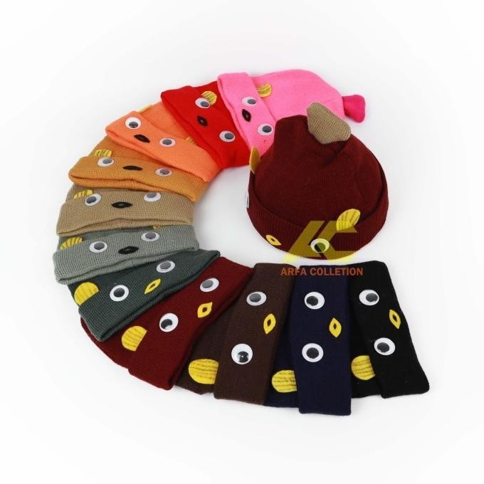 Kupluk Rajut bayi Motif Ikan Jambul/kupluk Bayi motif ikan jessicatiimarnezmii