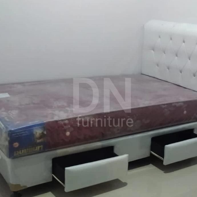dipan laci tempat tidur laci UK 140x200 HC