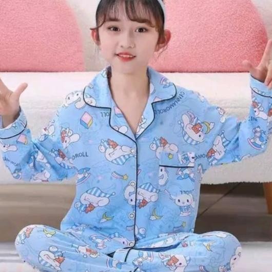 Piyama Cinnamoroll Cute Anak Baju Tidur Anak Cinnamoroll Lucu