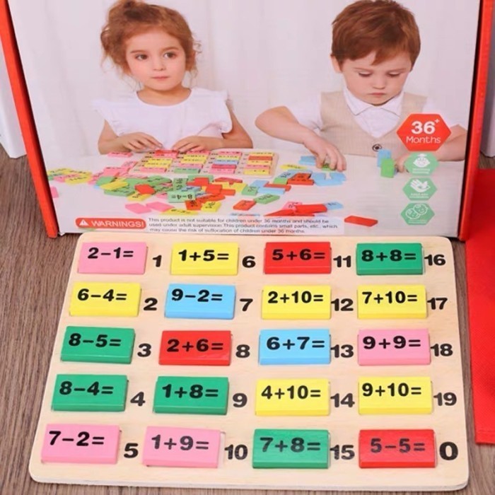 

Preschool Mathematics Domino Matematika - Mainan Edukasi Anak