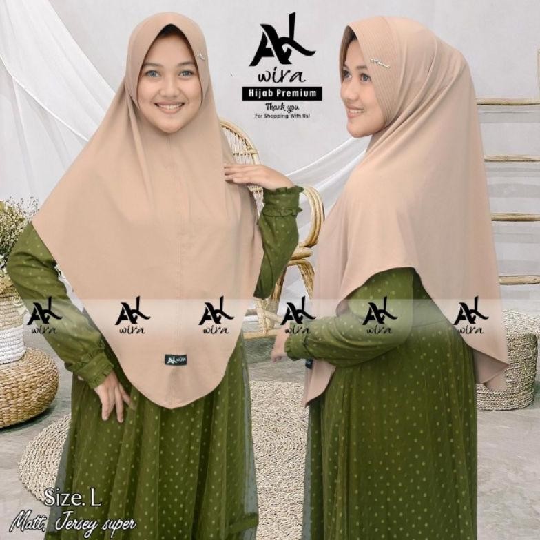 COD Alwira.outfit jilbab instan size L original by Alwira hj-64