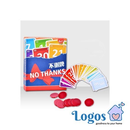 No Thanks Cardgame Playing Card Boardgame Mainan Kartu Card Game Seru