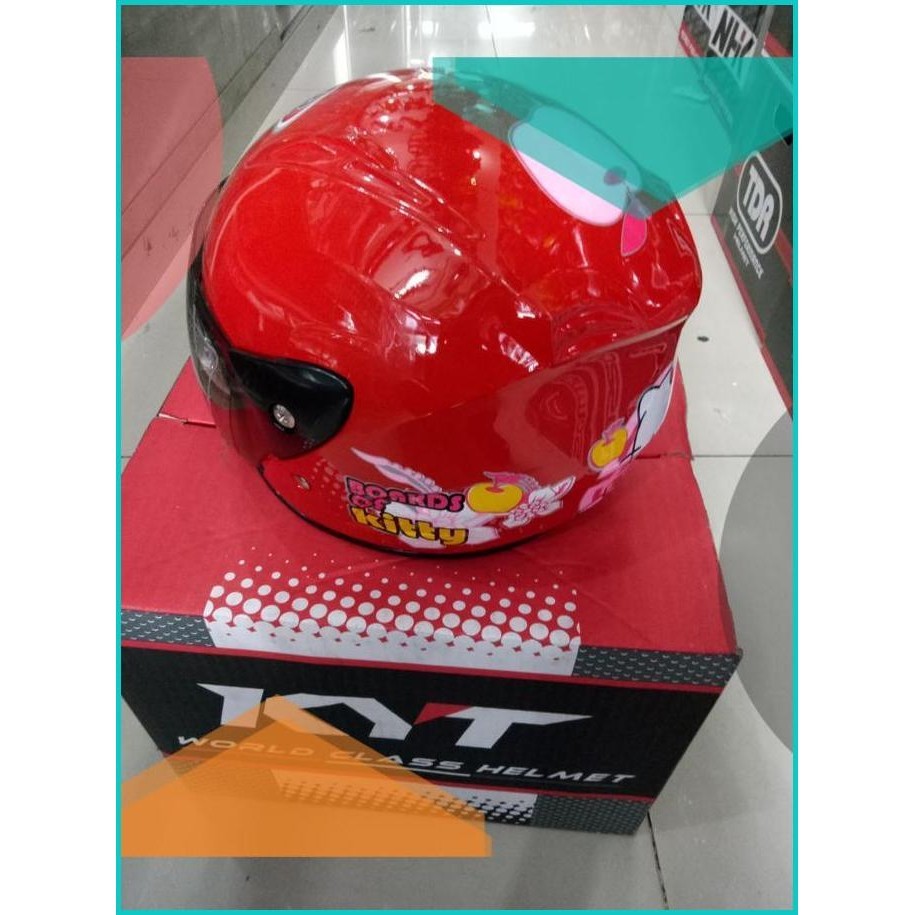 HMR HELM ANAK TEEN CARTOON HELLO KITTY ANAK 19F3B2024 perkakas