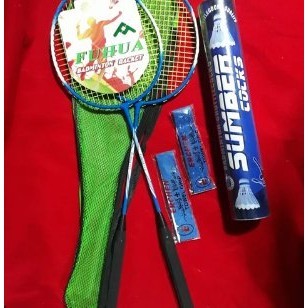 raket badminton raket 1 set lengkap raket bulutangkis