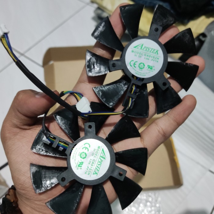 Fan Kipas Zotac Amp 85Mm 4Gtx 1060 3Gb 6Gb 1070Ti Mini Ori