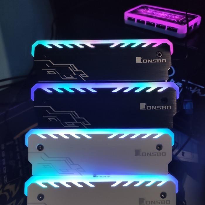 Heatsink Ram Rgb Jonsbo Universal Ddr2 Ddr3 Ddr4 Power 4 Fan