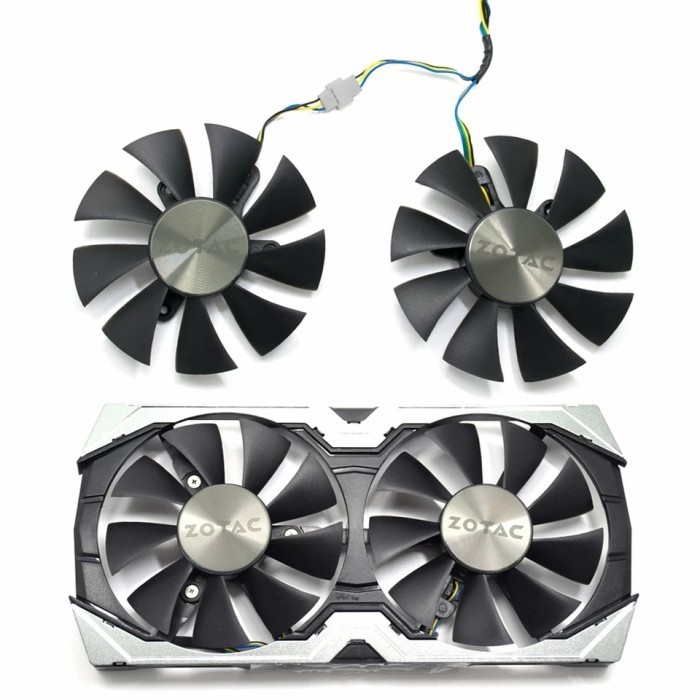 Fan Kipas Zotac Amp 85Mm 4Gtx 1060 3Gb 6Gb 1070Ti Mini Ori