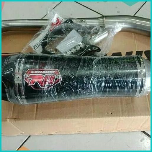 KNALPOT R9 ALPHA SERIES YAMAHA VIXION NEW ORIGINAL R9 19F3B2024 last s