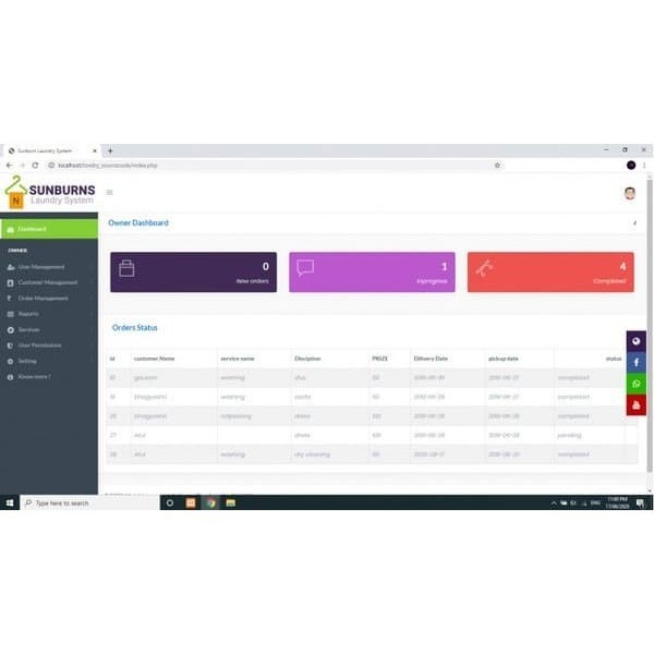 aplikasi laundry dan source code