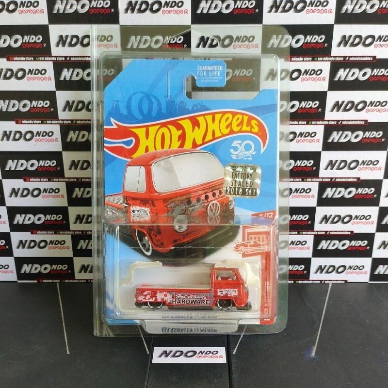 Hot Wheels Volkswagen T2 Pickup Red Edition - Factory Sealed 2018