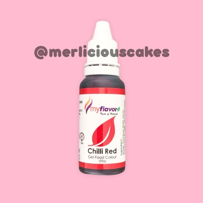 

Chilli Red Gel My Flavor Food Color Food Colour Pewarna Makanan