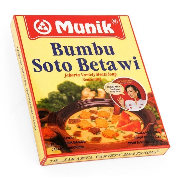 

Bumbu Instan Munik Bumbu Soto Betawi 125Gr