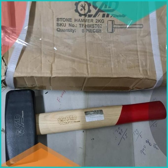 palu bogem batu 2000g stone hammer 2kg 19F3B2024 perkakas