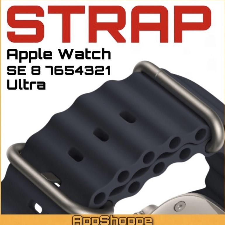 Apple Watch Ultra 8 Se 7654321 Strap Silicone Buckle Sport Band