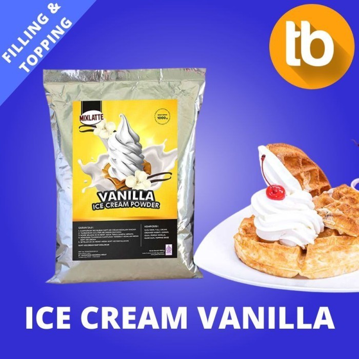 

Bubuk Ice Cream Vanilla (Soft Ice Cream)/Bubuk Ice Cream Vanilla