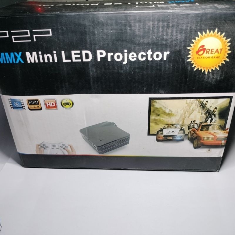 Mini Led Projector Game Sega Jadul P2P