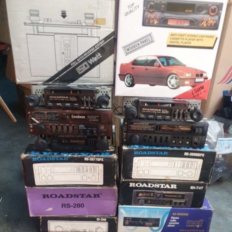 Tape kaset mobil Roadstar jadul