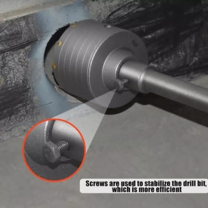 Hole Saw 100 Mm Mata Bor Tembok Beton 4 Inch Hollow Saw Drill Wipro Terlariss 