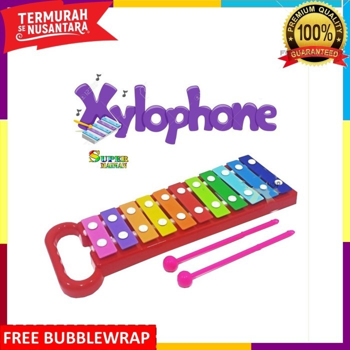 Mainan Edukasi Anak 1 2 3 4 5 Tahun Xylophone Alat Musik Anak