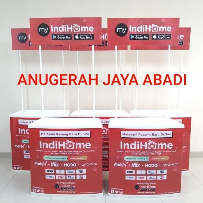 Promo!! Event Desk / Booth Portable Pvc / Stand / Meja Jualan