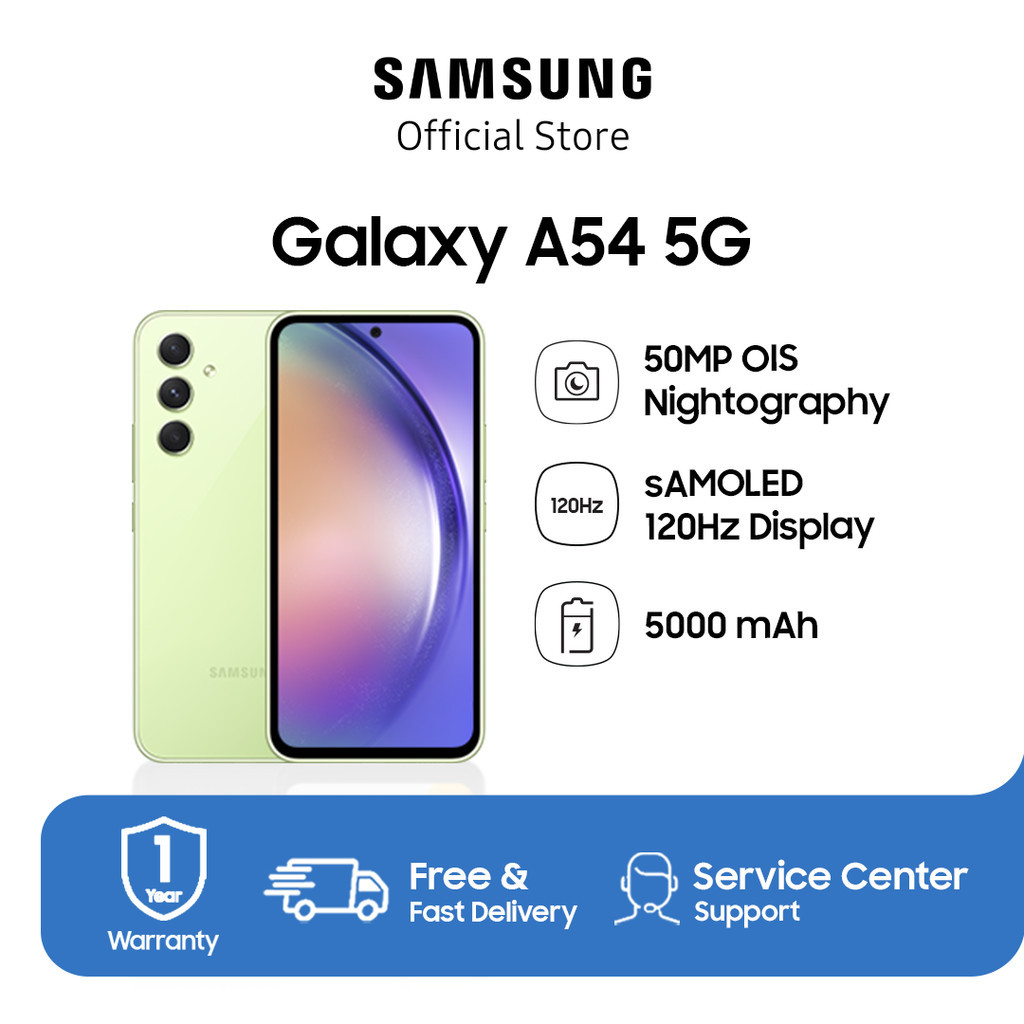 Samsung Galaxy A54 5G 8/256GB - Awesome Lime