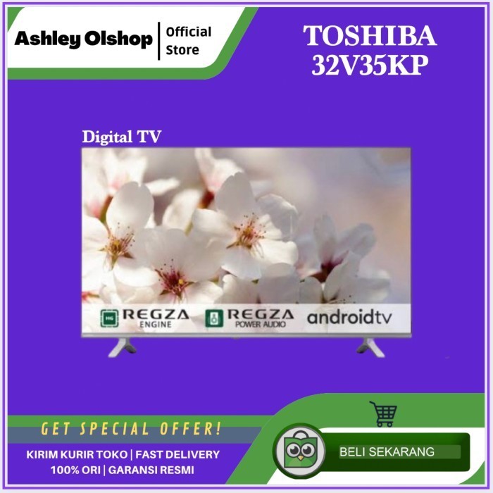 Promo Tv 32 Inch Toshiba 32V35Kp Android Tv Toshiba 32 Inch Digital Tv [Ori] .