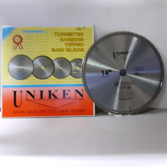 UNIKEN TCT Saw Blade 14"/350mm Mata Gergaji Alumunium Varian 100/120TH