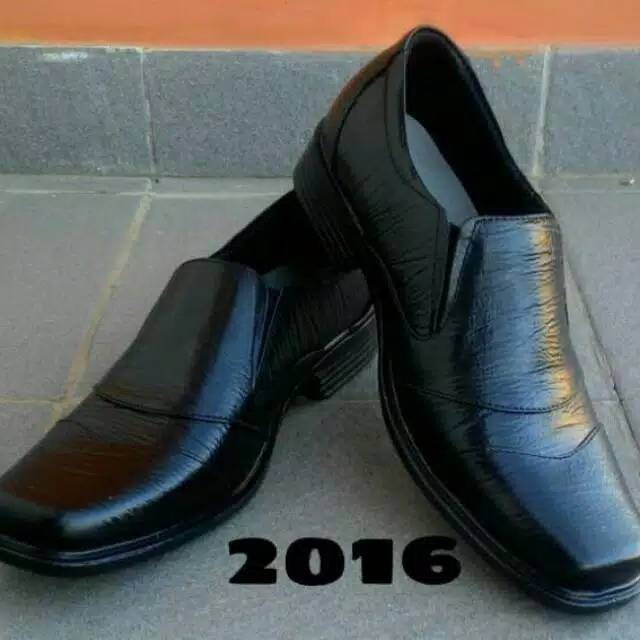 Promo Mega Sale 4.4 // COD Sepatu Pantofel Pria Kulit Asli Garut Leather shoes Pria