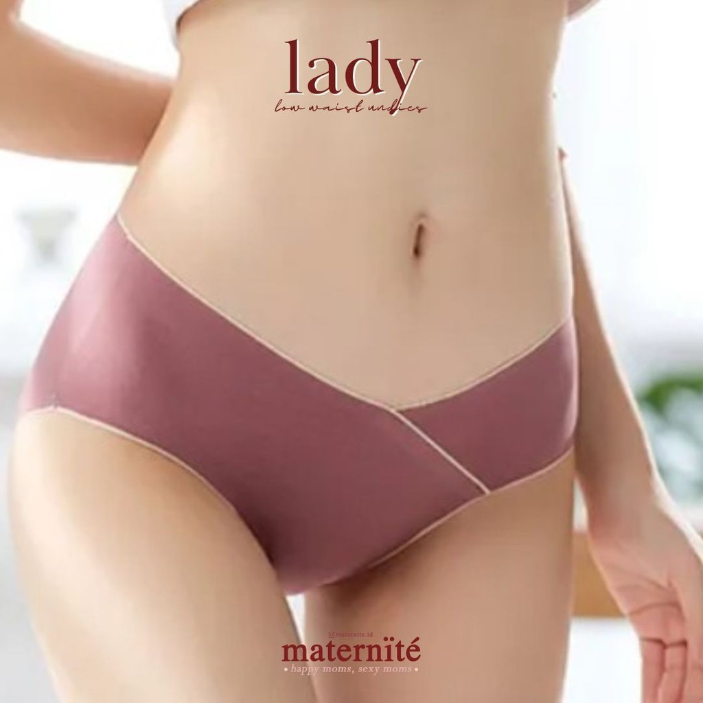 Celana dalam hamil seamless / CD Hamil Low Waist / Maternity Panties - Lady Undies