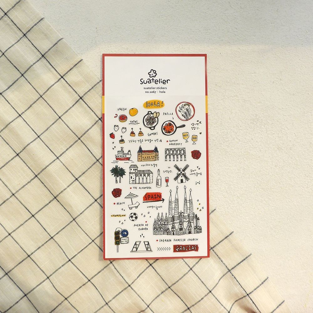 

SUATELIER Stickers No. 1067 Hola