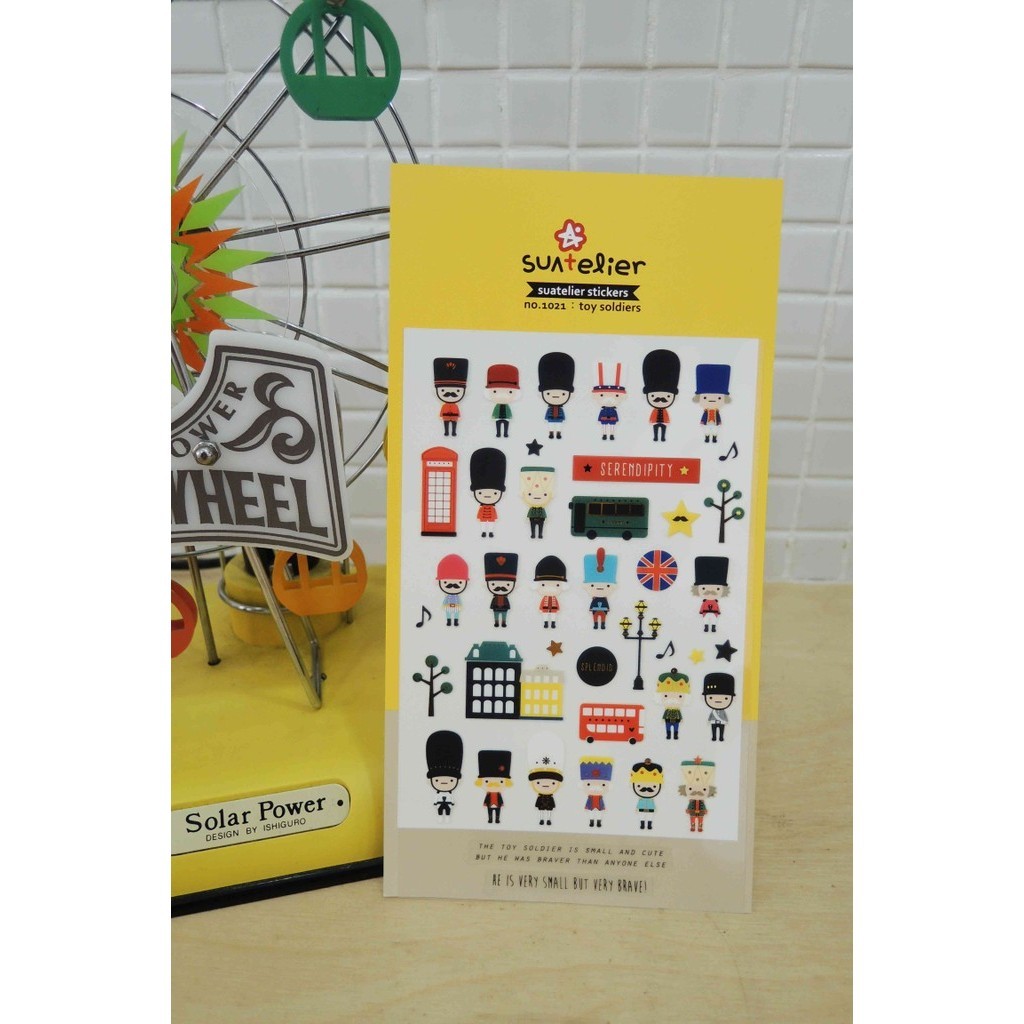 

SUATELIER Stickers No. 1021 Toy Soldiers