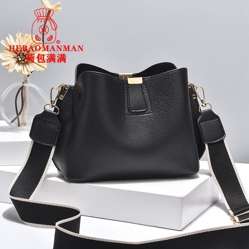 Tas Ember Selempang Wanita, Tas Ember Selempang Modis Selebriti Internet Serbaguna