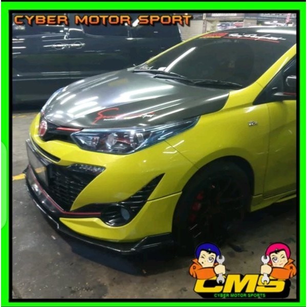 LIPS BUMPER DEPAN YARIS TRD. LIPS BUMPER UNIVERSAL. FRONT LIPS BUMPER