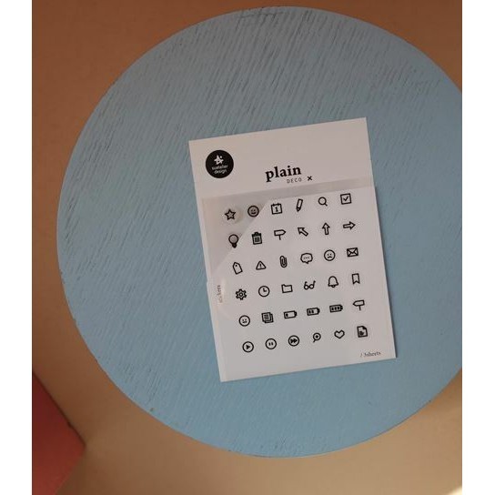 

SUATELIER Sticker No. 1630 plain.26