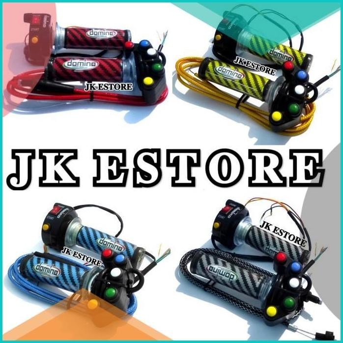 Gas Spontan Domino 2 Tombol 1 Kabel + Handgrip Domino + Kabel 19F3B202