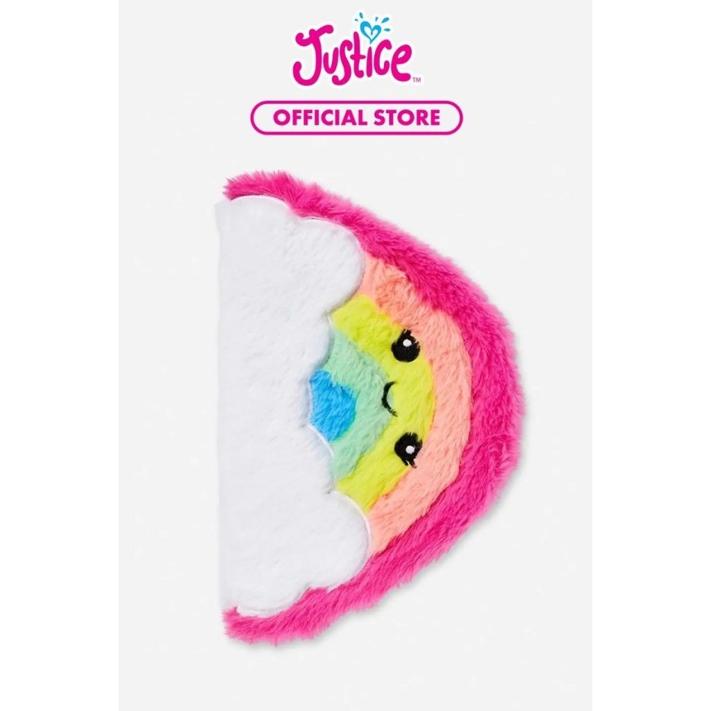 

Justice Girls Rainbow Faux Fur Notebook - Buku Tulis Anak Perempuan