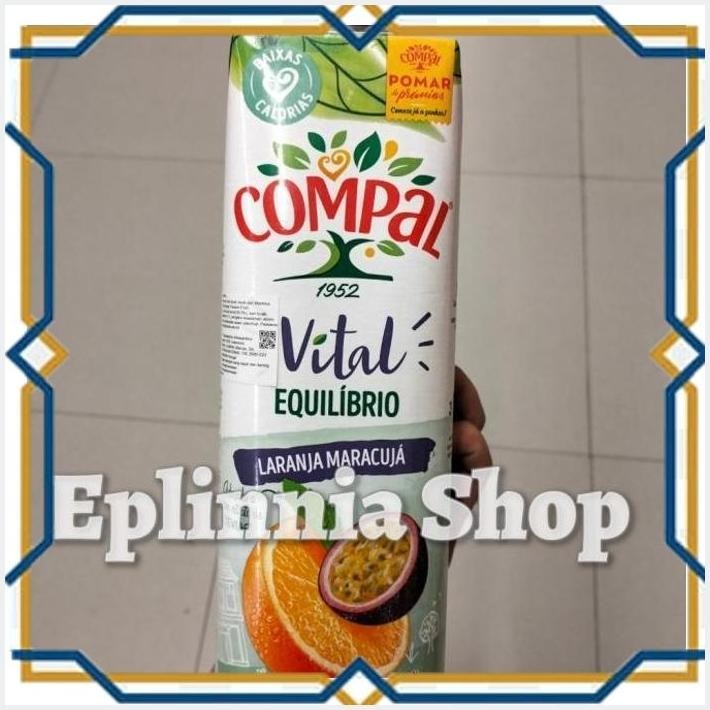 

[EPL] COMPAL VITAL ORANGE PASSION FRUIT 1 LITER - SARI BUAH JERUK MARKISA