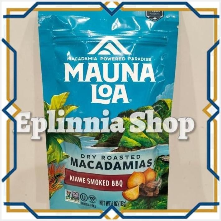 

[EPL] MAUNA LOA DRY ROASTED MACADAMIAS MACADAMIA KIAWE SMOKED BBQ 113 GR