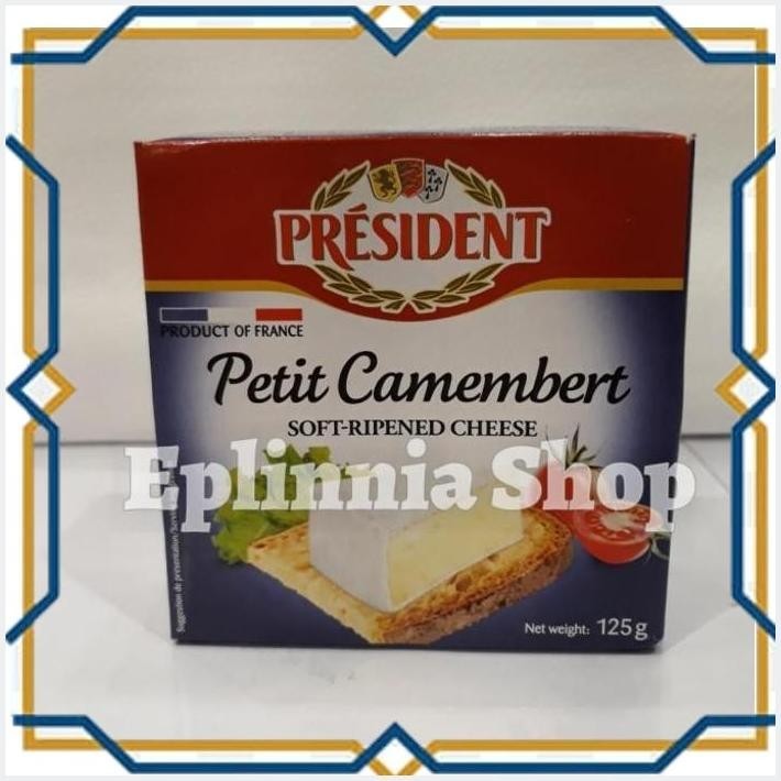 

[EPL] PRESIDENT PETIT CAMEMBERT SOFT RIPENED CHEESE 125 GR - KEJU CAMEMBERT