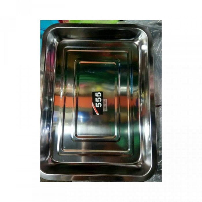 Flash Sale Nampan Lodor Stainless - Wadah Saji Makanan Hemat