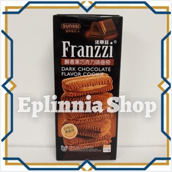 

[EPL] SUNSSI FRANZZI DARK CHOCOLATE FLAVOR COOKIE 115 GR