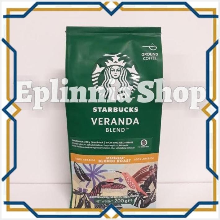 

[EPL] STARBUCKS VERANDA BLEND BLONDE ROAST GROUND COFFEE 200 GR - KOPI BUBUK