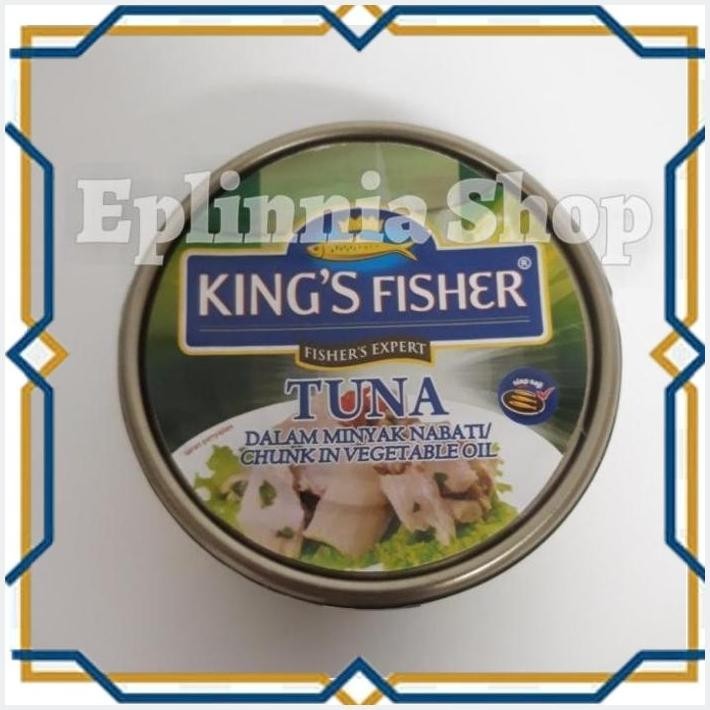 

[EPL] KING'S FISHER TUNA CHUNK IN VEGETABLE OIL 170 GR - IKAN TUNA