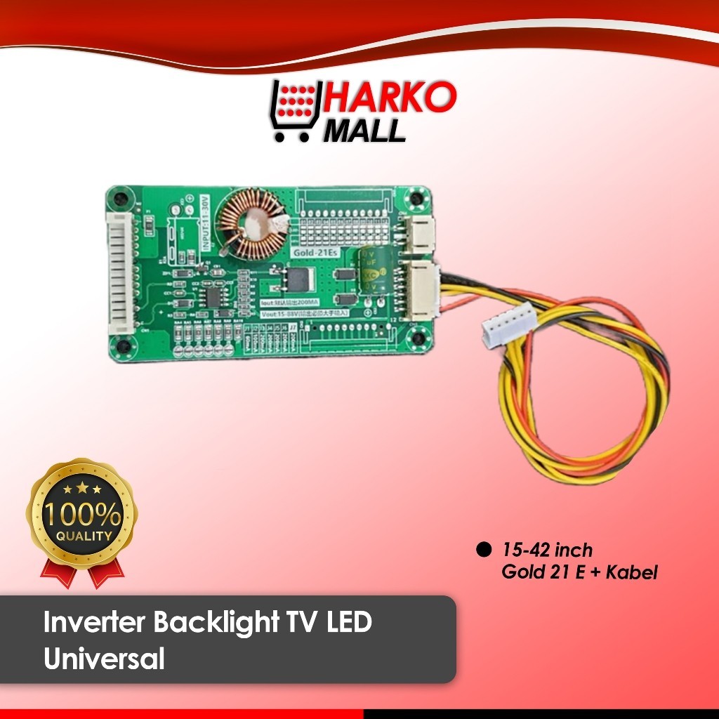 Inverter Backlight LED TV 15 Inch - 42 Inch / Driver Inverter Universal TV GOLD- 21E