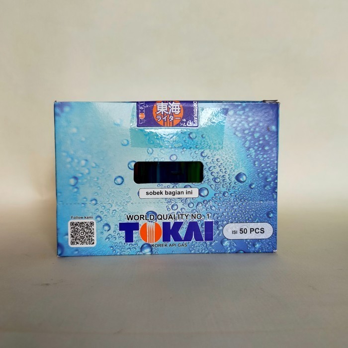 Korek Api Gas Tokai 1 Box Isi 50 Pcs