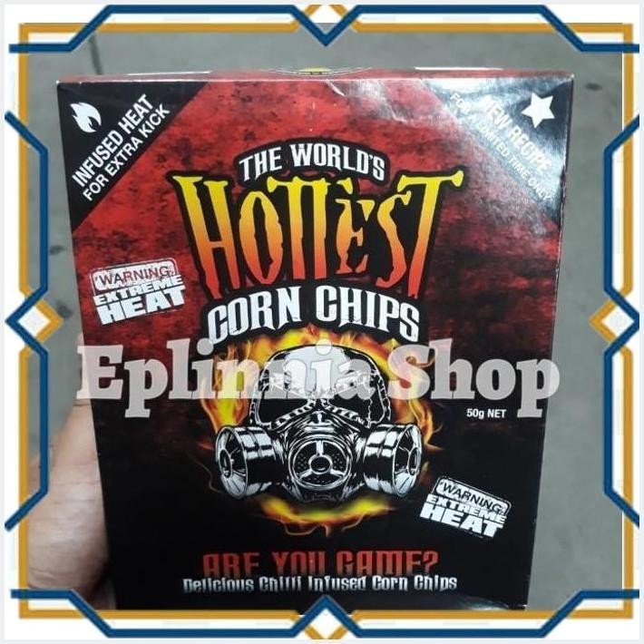 

[EPL] THE WORLD'S HOTTEST CORN CHIPS EXTREME HEAT 50 GR - KERIPIK JAGUNG