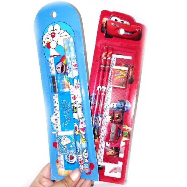 

SET ALAT TULIS SEKOLAH 5 IN 1 KARAKTER LUCU / SET PENSIL ANAK KARAKTER