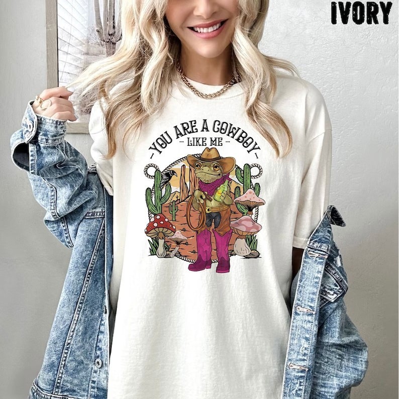 Kaus Koboi Anda Kemeja Katak Koboi Antik Kemeja Cowgirl Kaus Koboi Katak Kaus Grafis Barat Kaus Kata