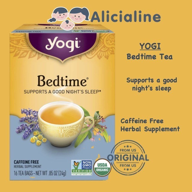 

Yogi Tea Bedtime Caffeine Free Teh Celup Bantu Tidur Nyenyak Tea Bags